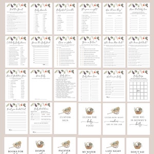 Farmer's Market Baby Shower Game - 'Guess Who, Mom Or Dad' Game Cards, 30-Pack, 5x7 Inches - View #7