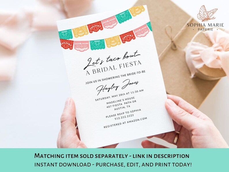 Fiesta Bridal Shower Game Bundle Mexican Shower Games Etsy