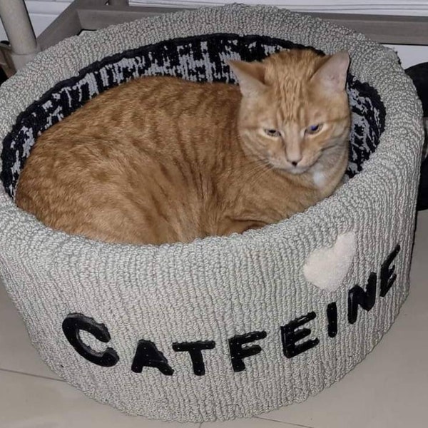 Cat Furniture CATFEINE Cup Bed Real Wood Made In USA