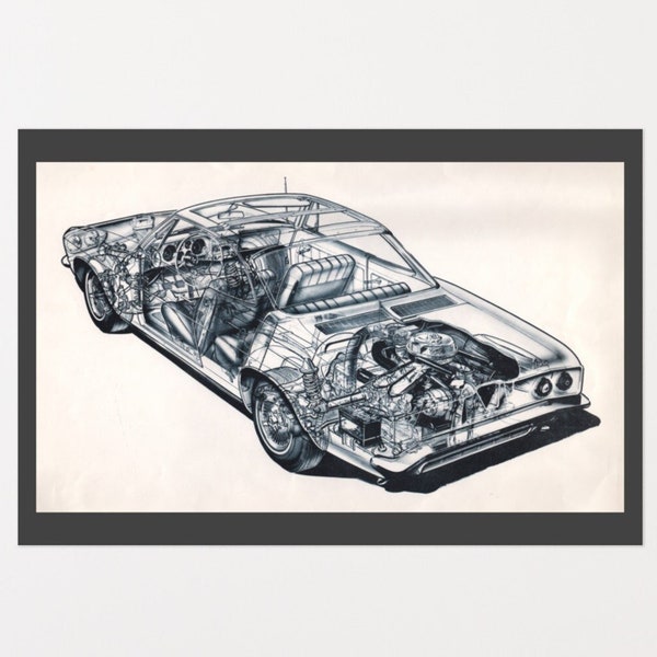 1965 Corvair Ghost Museum Quality Matte Poster