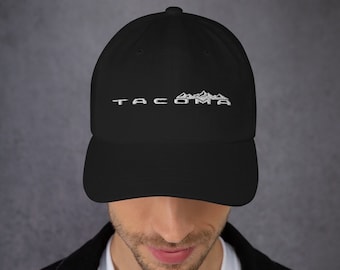 Tacoma Mountains Embroidered Dad hat