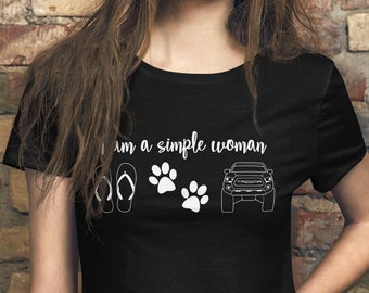 Simple Woman Tacoma Women’s Crop Tee