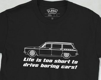 Corvair Lakewood Life ist zu kurz, um langweilige Autos Kurzärmeliges Unisex T-Shirt zu fahren