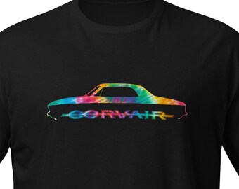 Corvair Tie Dye Sedan 4 door 1965, 1966, 1967, 1968, 1969 Short-Sleeve T-Shirt