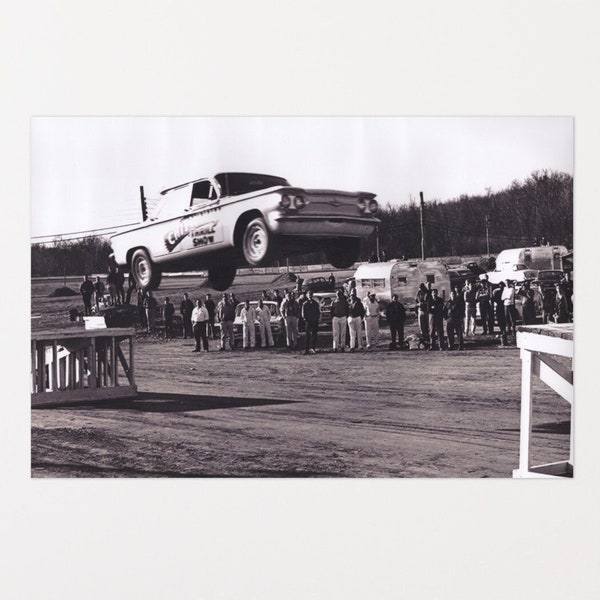 1961 Corvair Jump Matte Museum Quality Poster