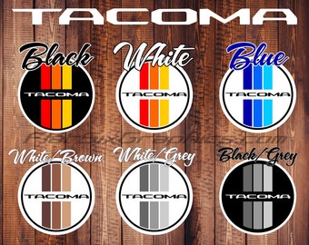 TACOMA Heritage Retro Stickers Sets of 3 or 6