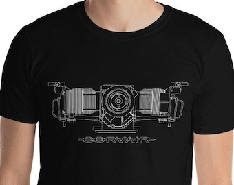 Corvair Engine Camiseta Unisex de Manga Corta