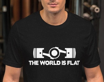 The World Is Flat Short-Sleeve Unisex T-Shirt