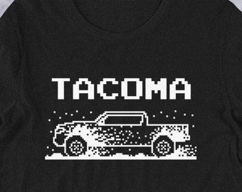 Tacoma 8-bit retro Short-Sleeve Unisex T-Shirt