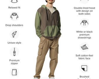 Yoda Disneybound Unisex zip hoodie