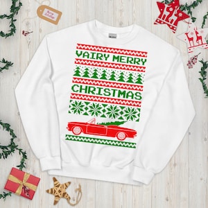 Corvair Ugly Christmas 1962, 1963, 1964 Convertible Unisex Sweatshirt