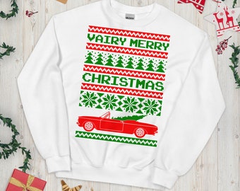 Corvair Ugly Christmas 1962, 1963, 1964 Convertible Sweatshirt