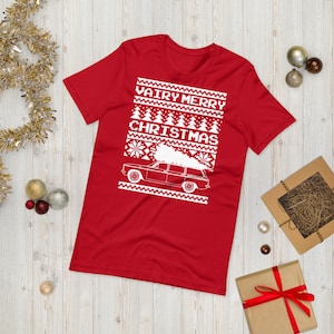 Corvair Lakewood Lelijke Kerststijl Unisex T-shirt met korte mouw