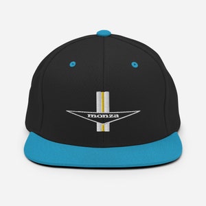 Casquette brodée Corvair Monza Snapback Black/ Teal