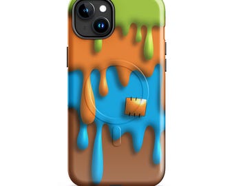 Goofy Inspired Drips Melting MagSafe® tough case for iPhone®