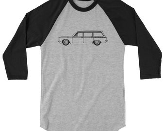 Corvair Lakewood 3/4 sleeve raglan shirt