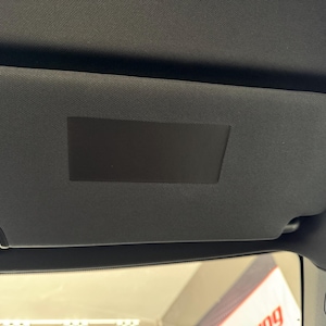 2026 Honda CRV Visor Warning Label Blackout Decals.