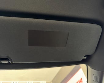 2026 Honda CRV Visor Warning Label Blackout Decals.