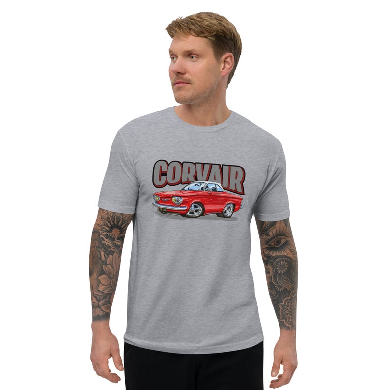 1960 Corvair DazzlaRock Artwork Short Sleeve T-shirt