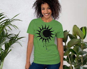 Sun and Moon Short-Sleeve Unisex T-Shirt