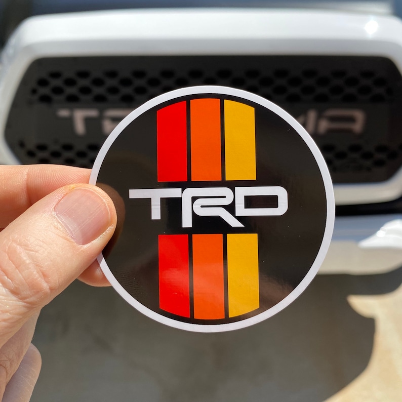 Toyota Heritage Retro TRD Stickers Etsy