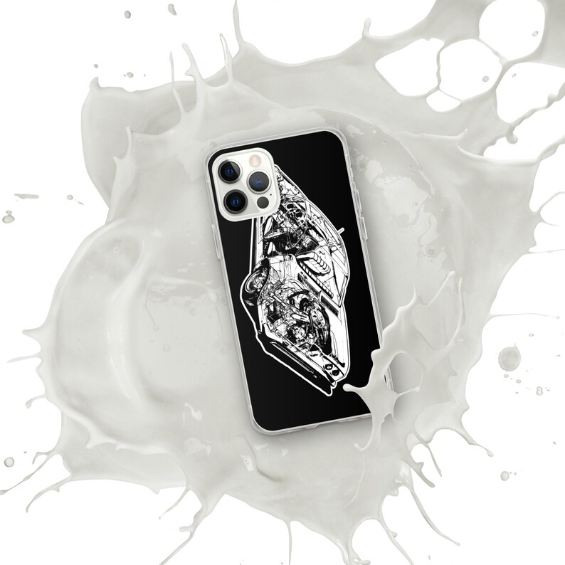 Corvair Ghost Drawing iPhone Case image 8