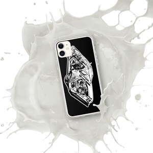 Corvair Ghost Drawing iPhone Case image 3