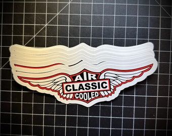 Air Cooled Classic Flügel Sticker