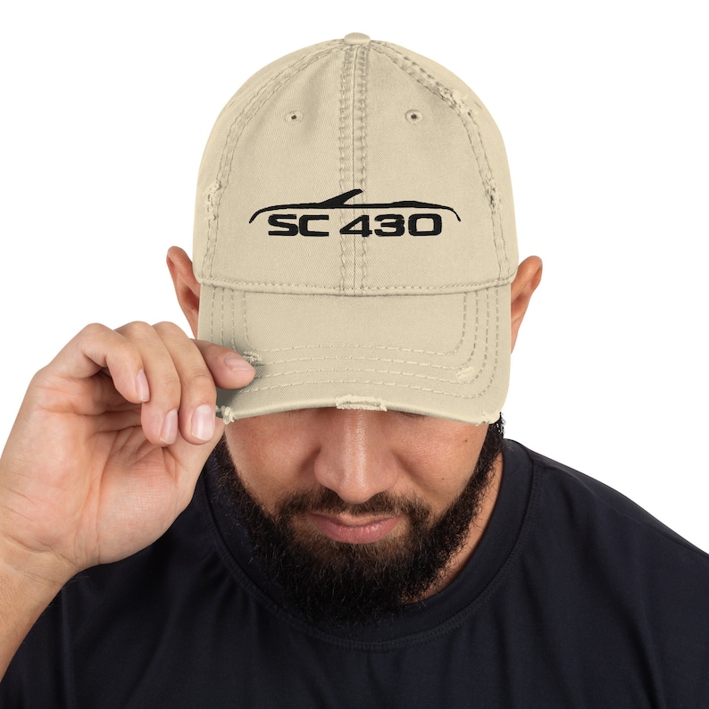 SC 430 Distressed Dad Hat Khaki