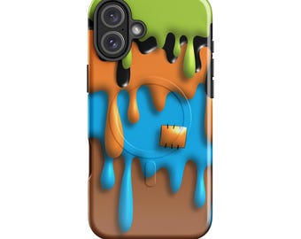 Goofy Inspired Drips Melting MagSafe® tough case for iPhone®