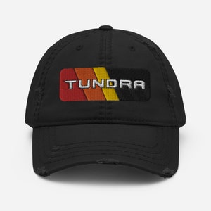 Embroidered Tundra Distressed Dad Hat