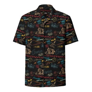 Corvair Logos All Over Print Hawaiian Style button up shirt