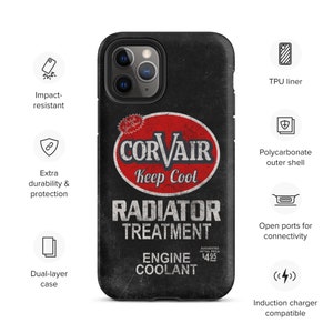 Vintage Corvair Radiator Treatment Tough Case for iPhone®