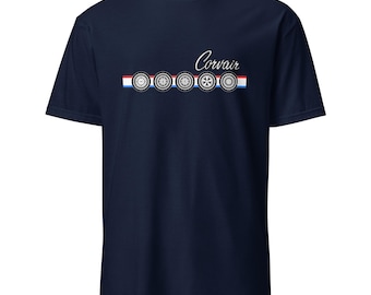 Corvair Hubcaps Short-Sleeve Unisex T-Shirt