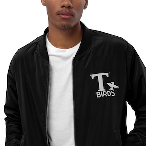 Grease T Birds Embroidered Premium recycled bomber jacket