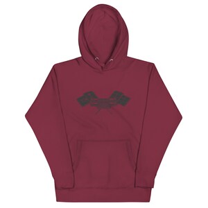 Corvair High Performance Flags Unisex Hoodie Maroon