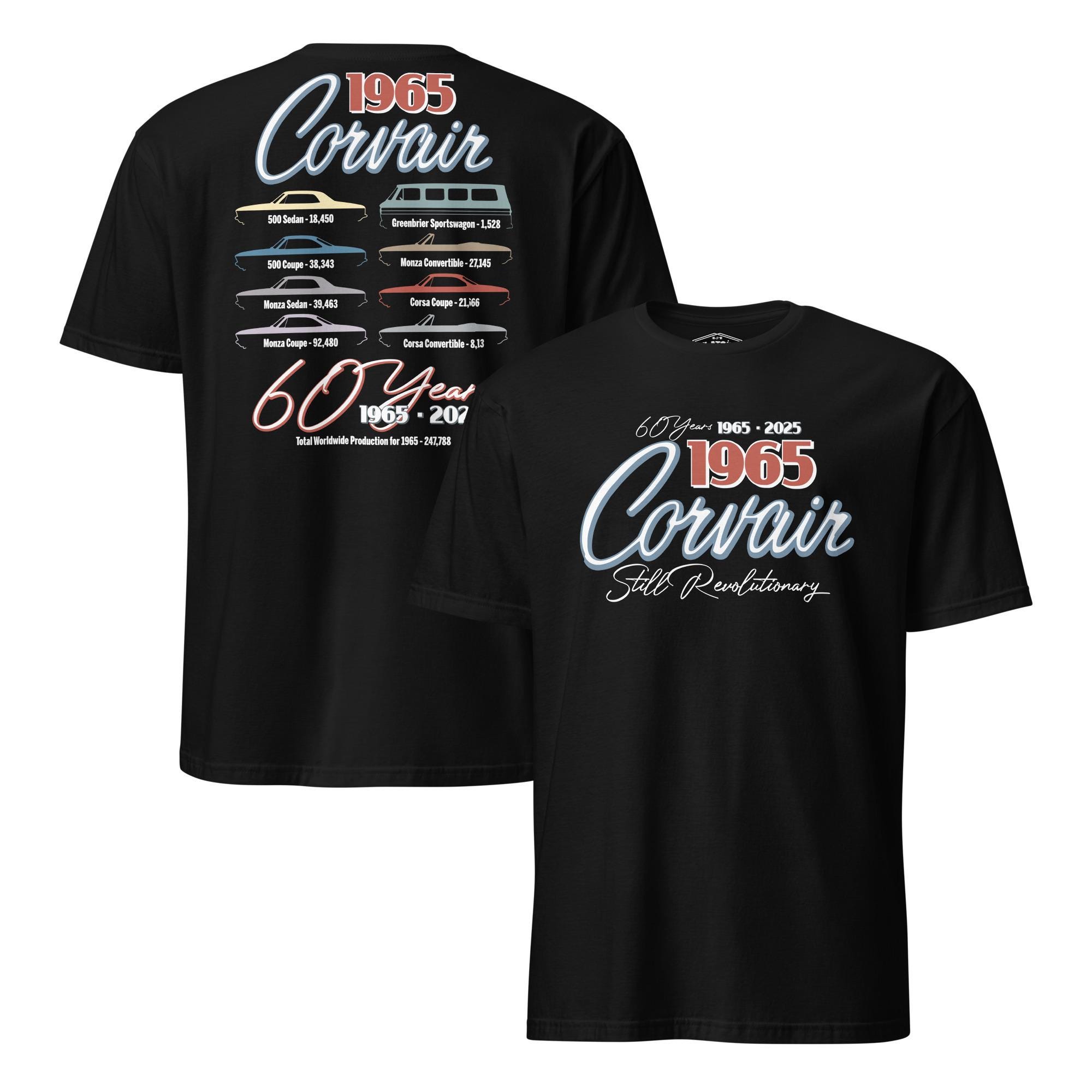 1965 Corvair 65th Anniversary Short-Sleeve T-Shirt
