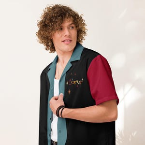 Corvair 2 Sided Mid Century Modern Style Hawaiian Bowling button down shirt