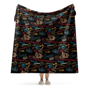 Corvair Emblems Sherpa blanket