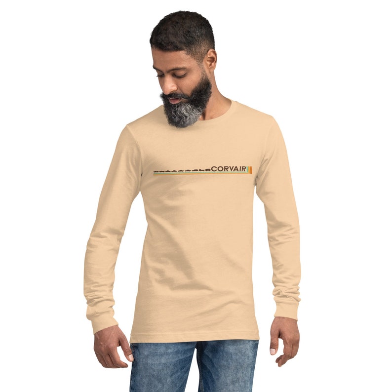 Corvair Vintage Style All Models Unisex Long Sleeve Tee image 1