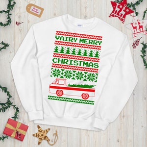 Rampside Corvair Ugly Christmas Sweater Style Unisex Sweatshirt
