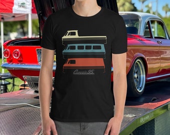 Corvair 95 Rampside, Greenbrier Corvan FC Silhouette Short-Sleeve T-Shirt