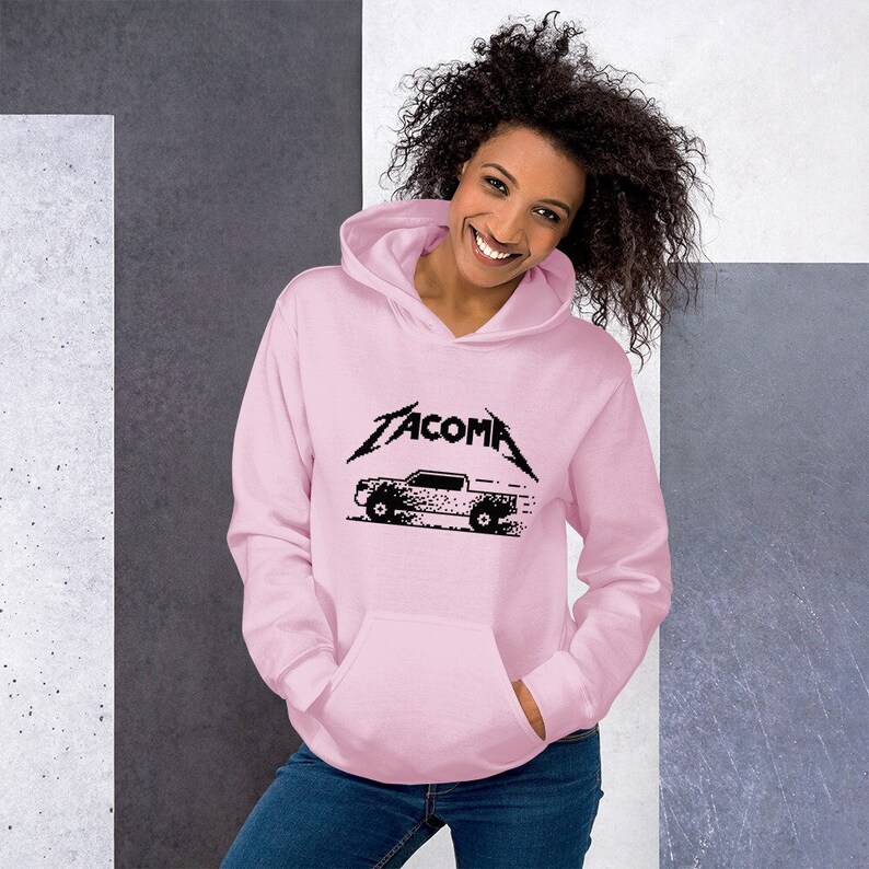 Tacoma Pixel Graphic Unisex Hoodie image 1