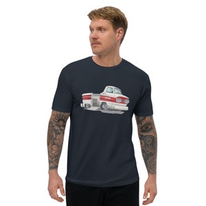 Corvair Forum Rampside 2 sided Short Sleeve T-shirt Midnight Navy