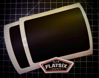 2013-2022+ Subaru BRZ GR86 Visor Warning Label Blackout Decals.
