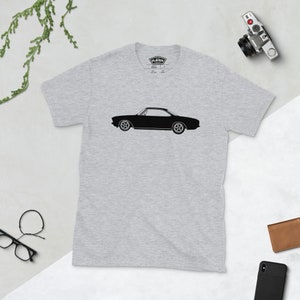 Corvair Late Model Coupe Short-Sleeve Unisex T-Shirt Sport Grey