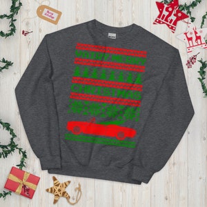 Corvair Ugly Christmas 1962, 1963, 1964 Convertible Unisex Sweatshirt