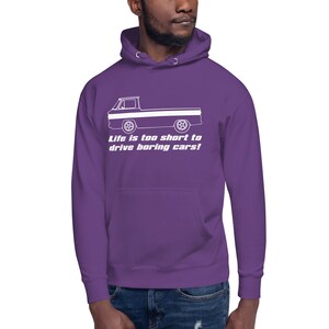 Corvair Rampside Life is Too Short to Drive Boring Cars Unisex Hoodie image 7