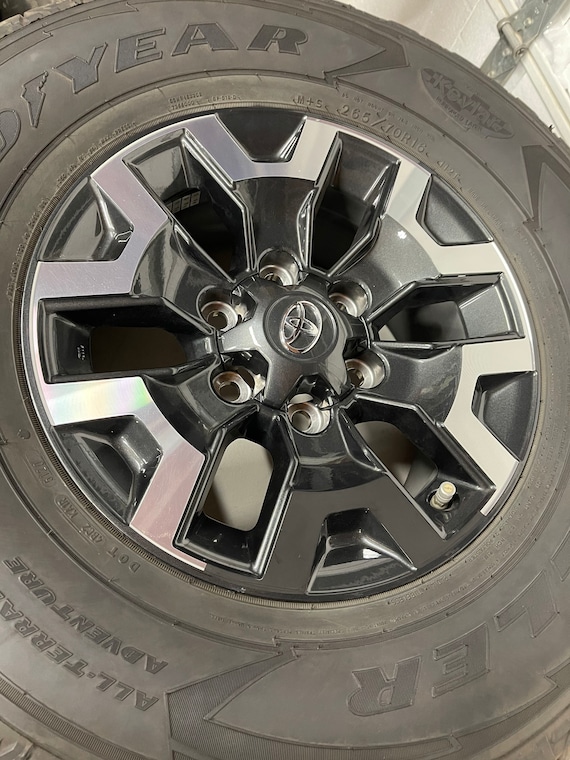 Marine Grade Vinyl Tacoma TRD Off Road Wheel blackout overlays 3rd gen
