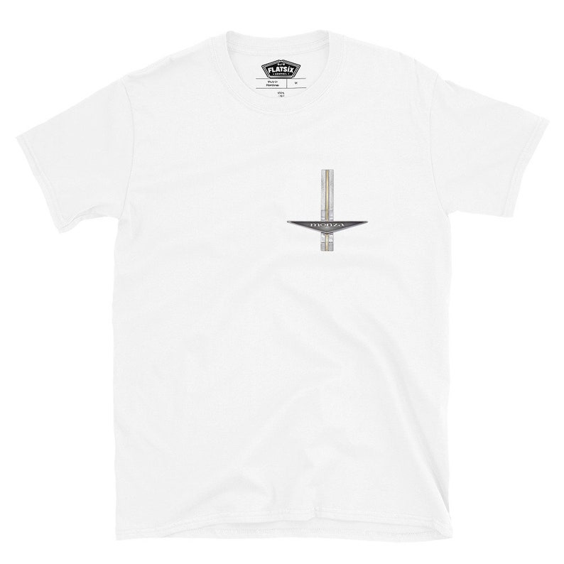 Corvair Monza LM Two Sided Graphics Short-Sleeve Unisex T-Shirt White